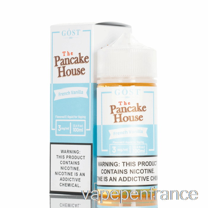 Vanille Française - La Crêperie - Gost Vapor - 100 Ml 3 Mg Stylo Vape